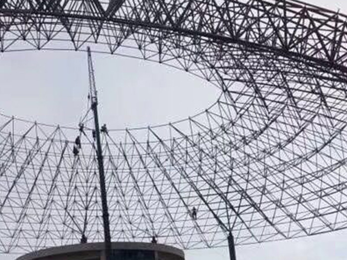 白城篮球馆球形网架厂家价格